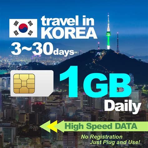 korea tourist sim card.